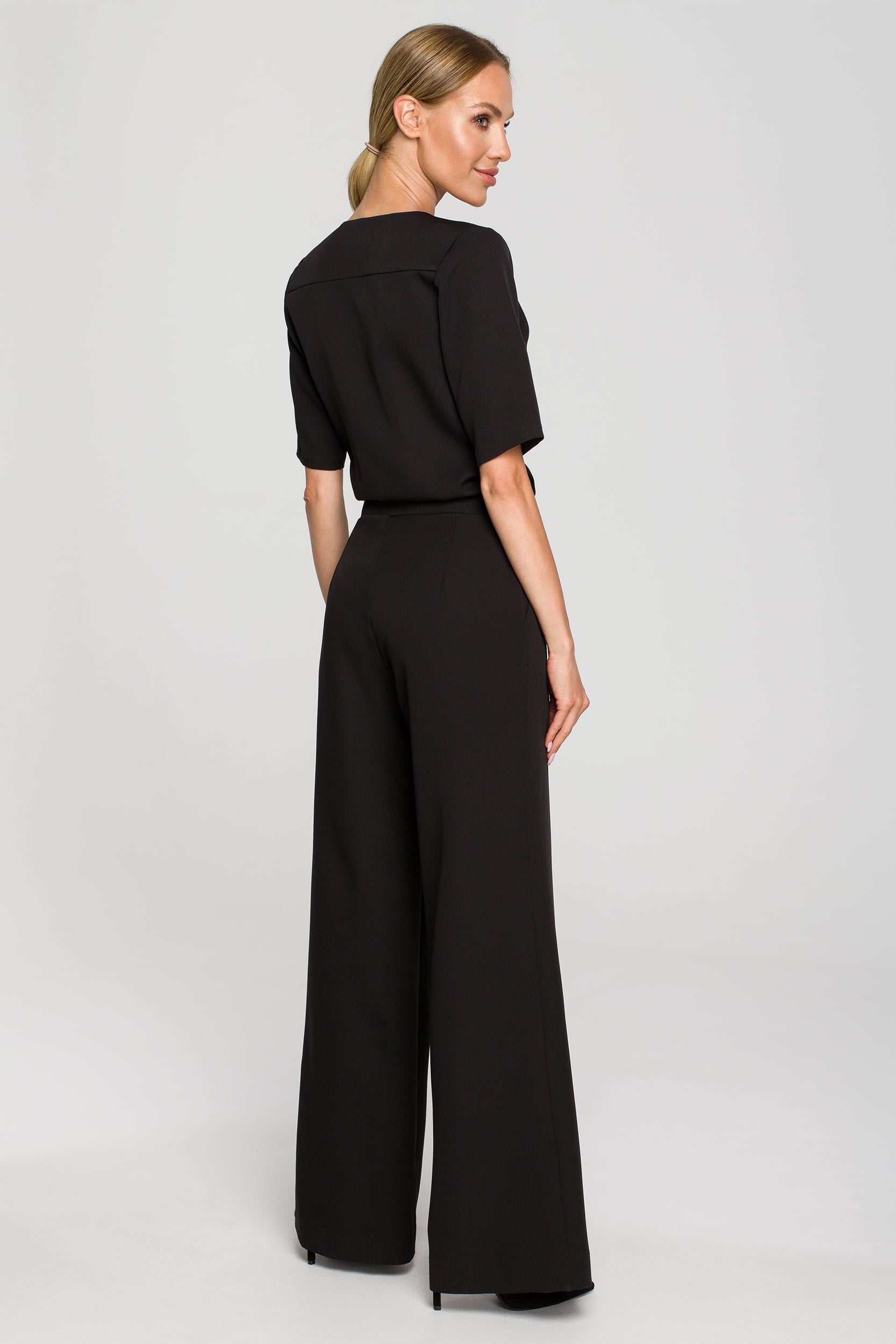 Wide Leg Jumpsuit Black